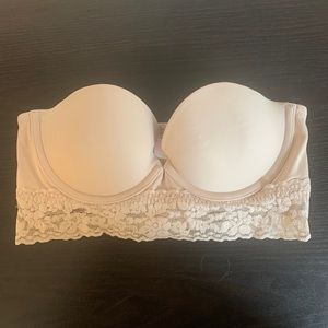 Victoria secret nude strapless bra